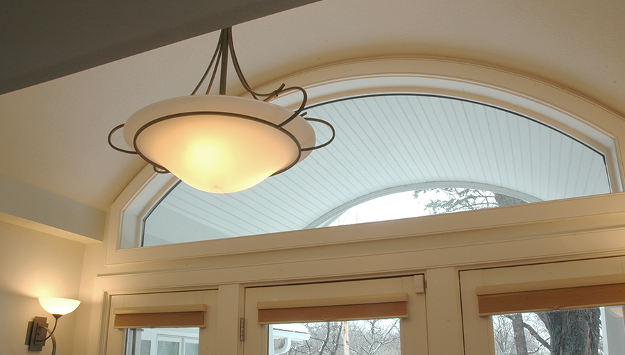 Family Room Addition Featuring Barrel Vaulted Ceilings