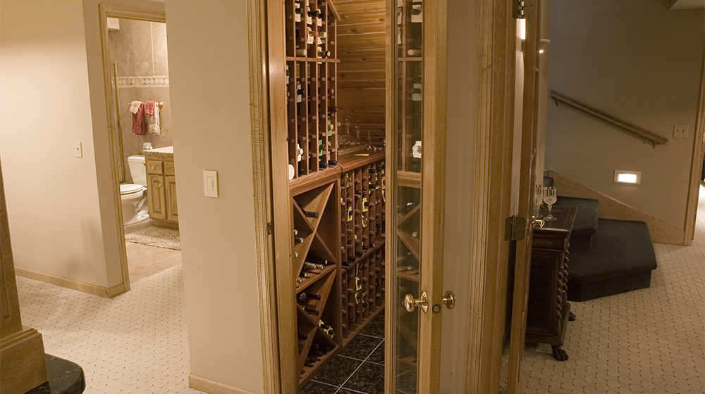 Jacobson Construction Great Wine Closet